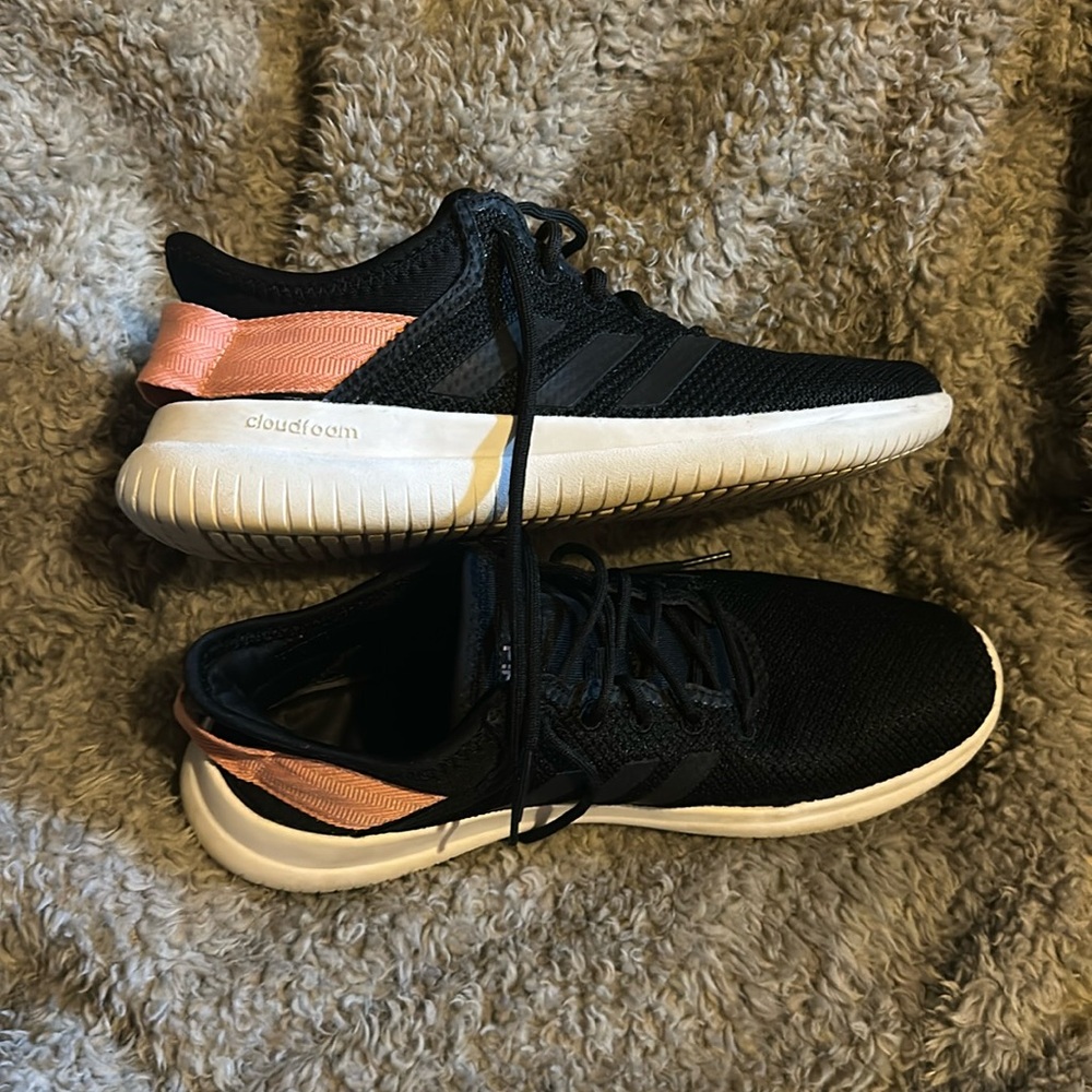Adidas pink and black Cloudfoam